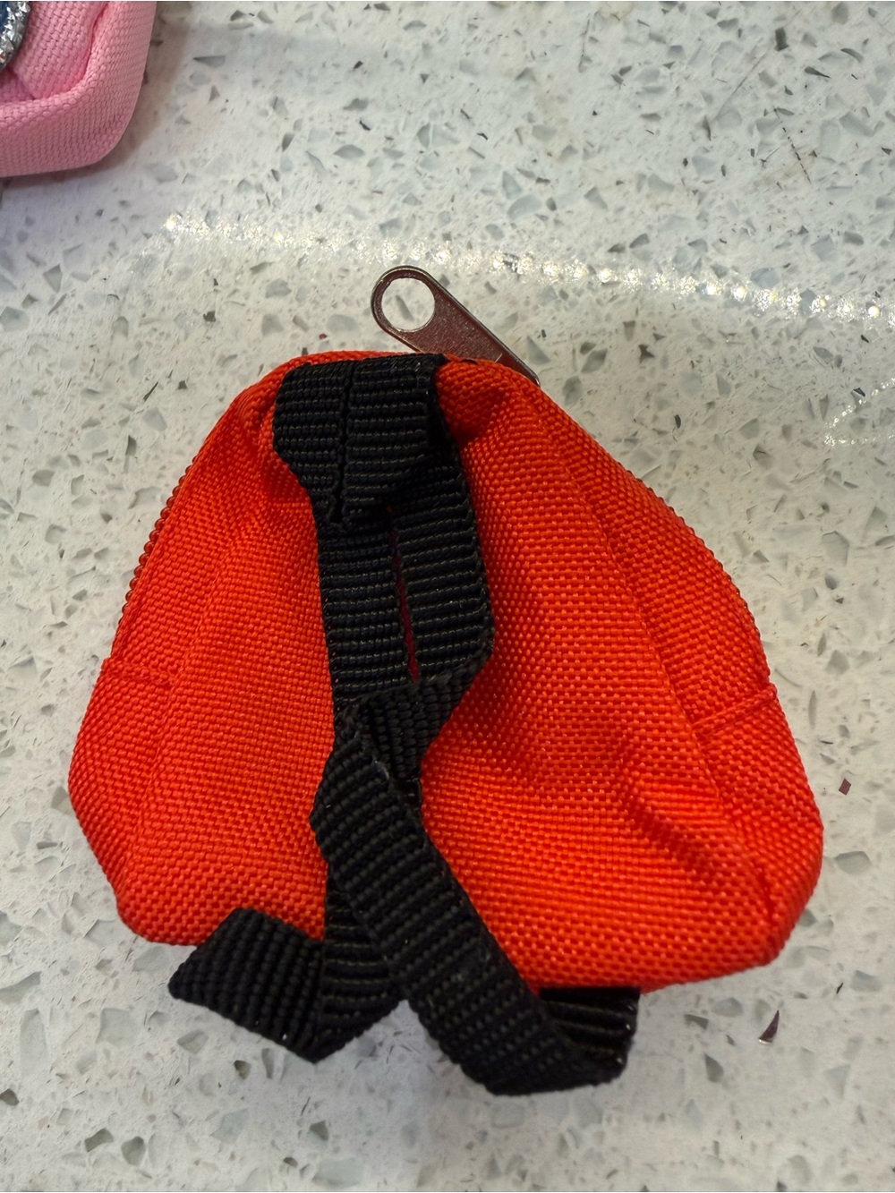 Bundle of Two - Brand New 3” x 3” Designer Inspired Nylon Mini Backpacks - Picture 6 of 7